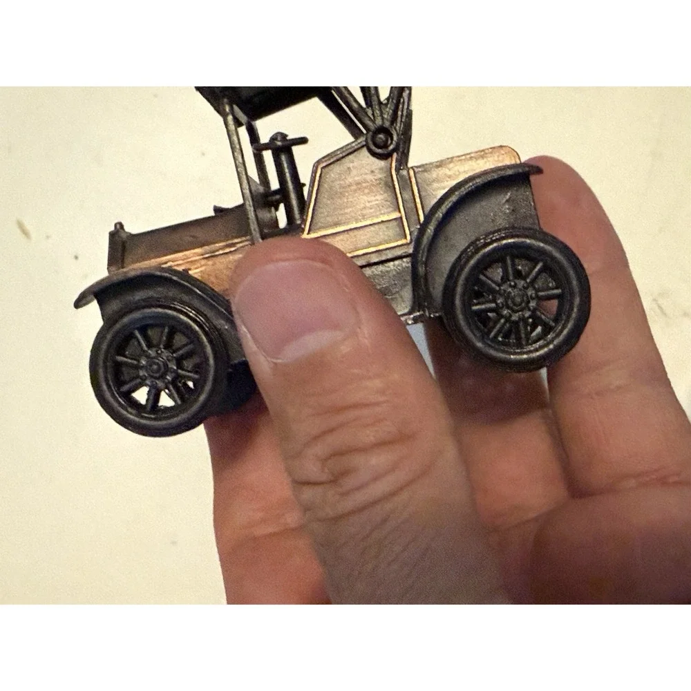 Vintage Die Cast Mini Mechanical Model T Car 1917 Pencil Sharpener